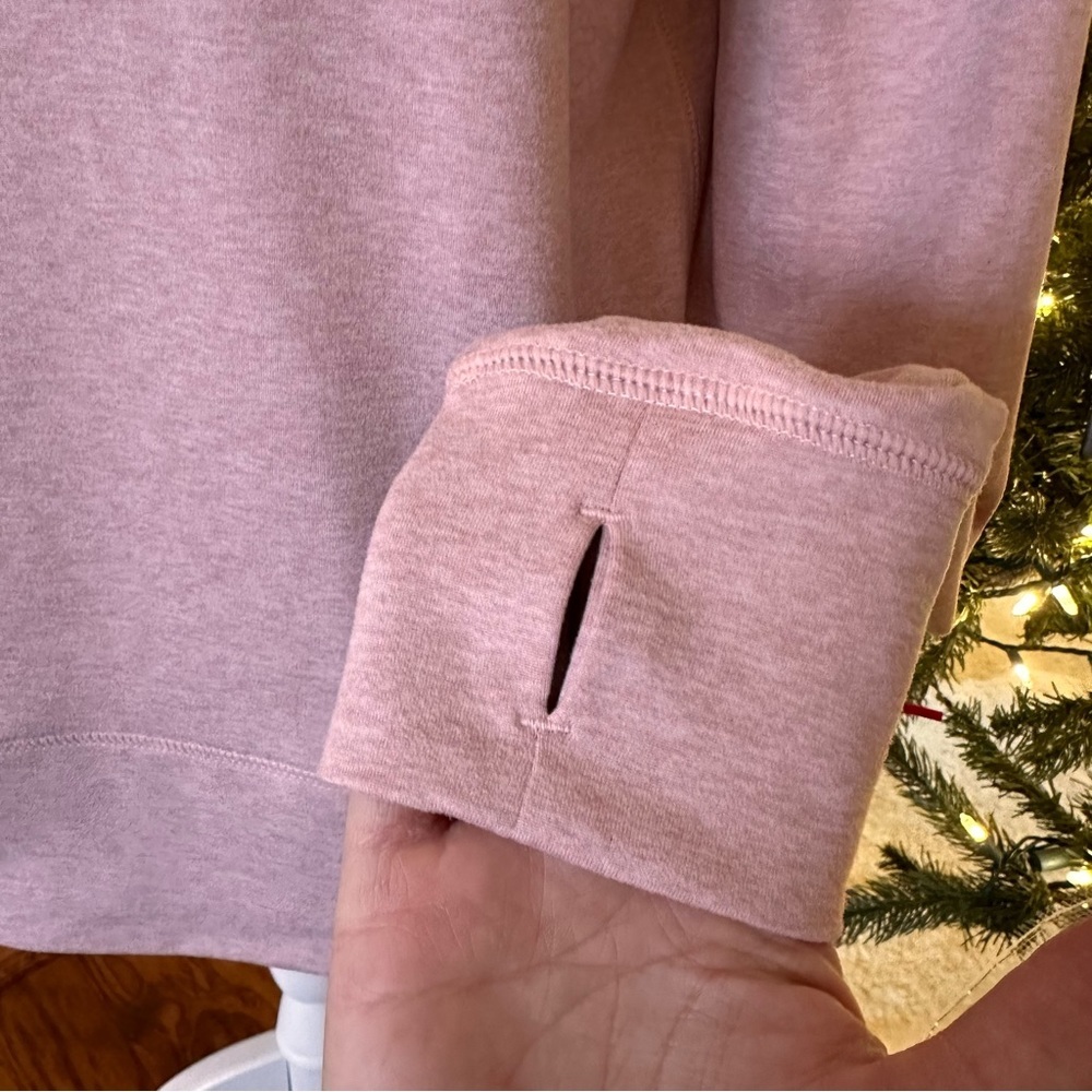 Gaiam Dusty Pink Sweatshirt with Cowl Neck Size Medium - Picture 3 of 6